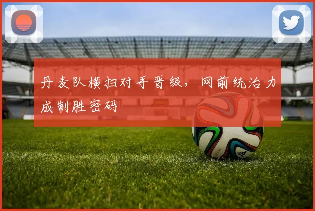 丹麦队横扫对手晋级，网前统治力成制胜密码