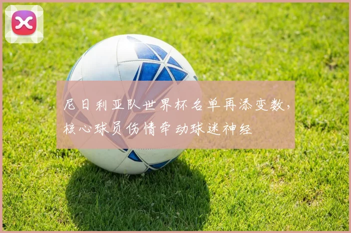 尼日利亚队世界杯名单再添变数，核心球员伤情牵动球迷神经